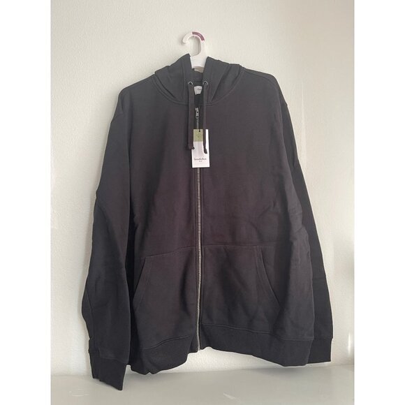 NWT GOODFELLOW & CO black zip up hoodie - Picture 5 of 5